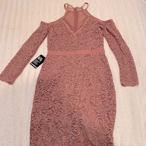 Express Rose Color Dress - Size 4 NEW